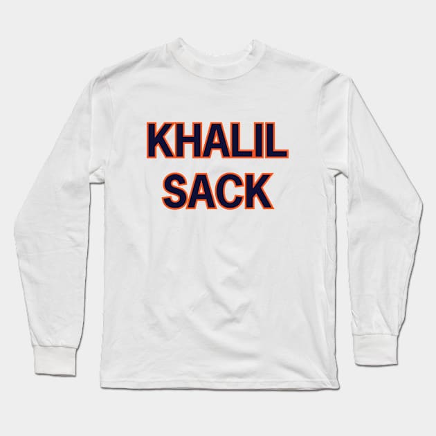 Khalil Sack - White Long Sleeve T-Shirt by KFig21